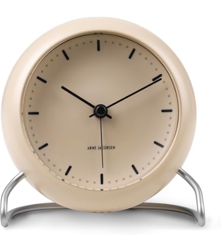 Amazon.co.jp: ARNE JACOBSEN 置き時計 目覚まし時計 11cm 北欧